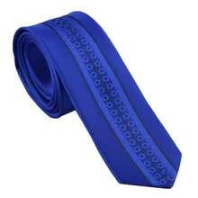 Coachella Галстуки синий галстук с черной полосой в горошек Панель Дизайн галстук микрофибры узкий галстук 6 см