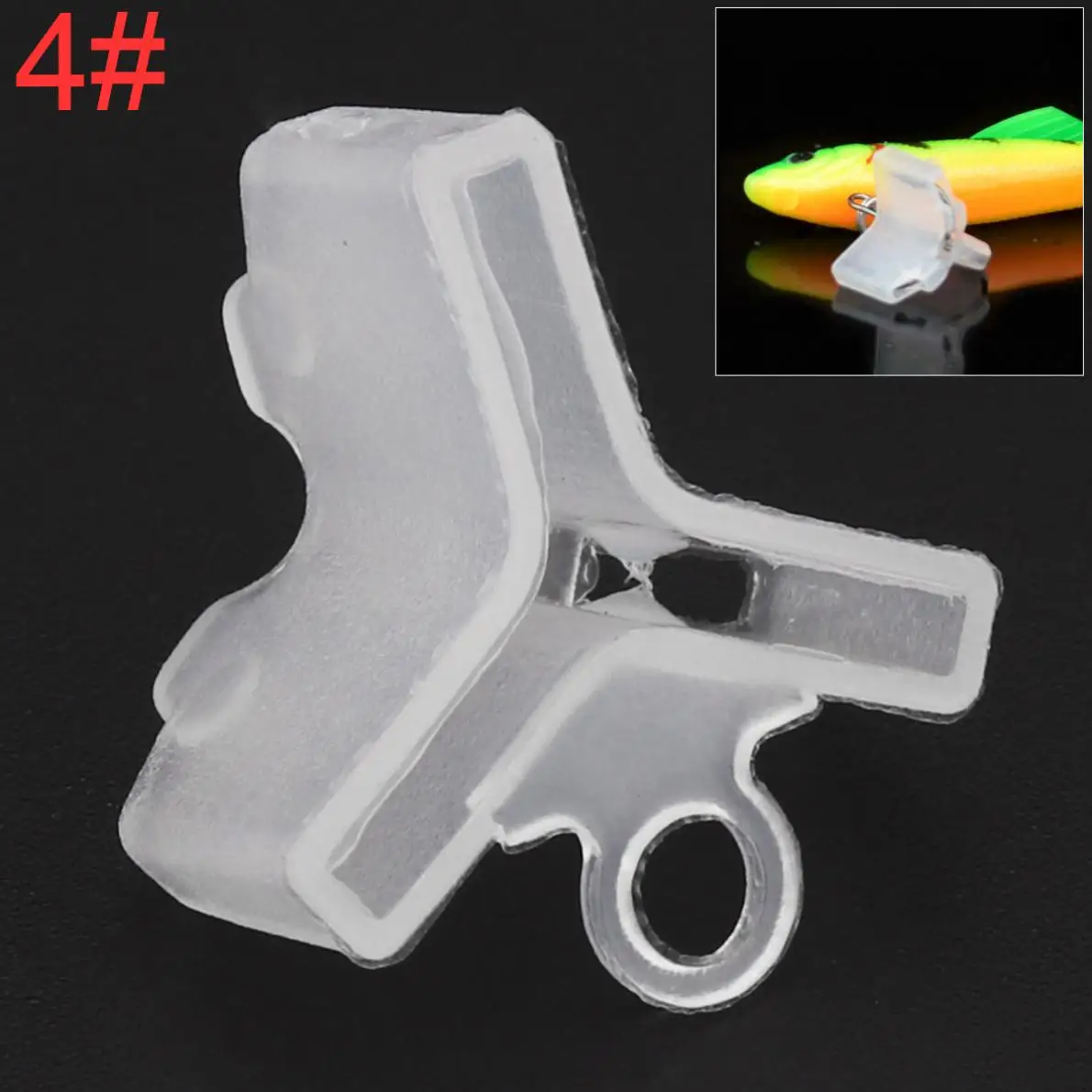 1 pcs 4 Treble Hook Cover Cap Safety Fishing Lures Hook Protector Case