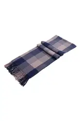 1 шт. Модные женские Теплый зимний шарф шаль Смешанный хлопок длинные мягкие шарфы палантины (синий)