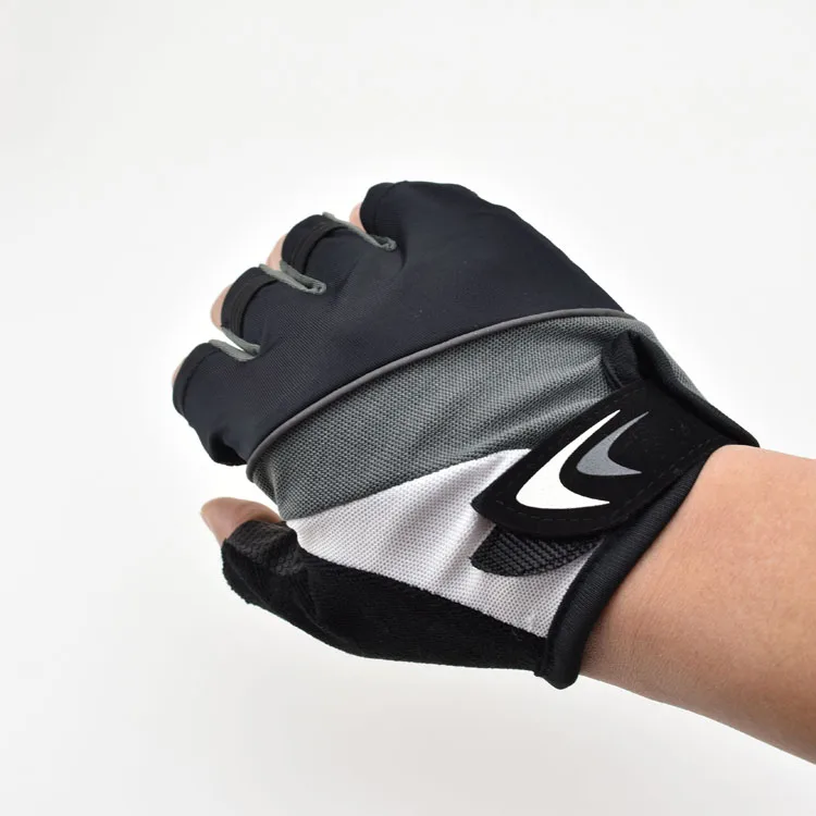 Breathable Non-slip Mens Half Finger Cycling Gloves, Summer Sports Wear Bike Gloves, mtb Gloves with Gel Pad (2)