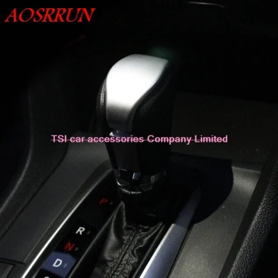 

Gear head decoration sequins stick interior modified stem plating decorative covers For Honda Civic 2016 car-styling accessories