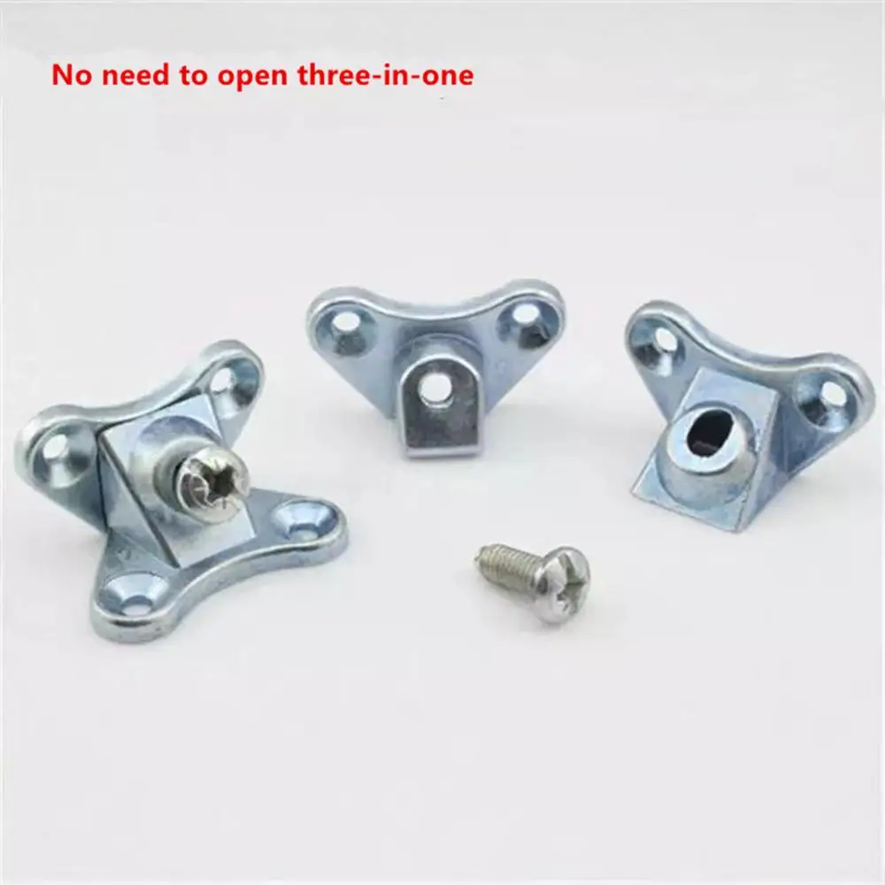 Furniture three-in-one connector furniture hardware screw angle iron corner code fastening accessories free punching Furniture three-in-one connector furniture hardware screw angle iron corner code fastening accessories free punching