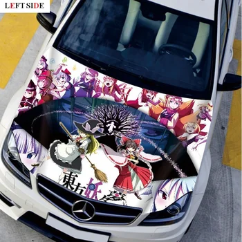 

LEFT SIDE Car Stickers and Decals 120*155 cm Head Pretty Girls Decal Styling Decor Vinyl Cover Waterproof Japanese Anime Cartoon