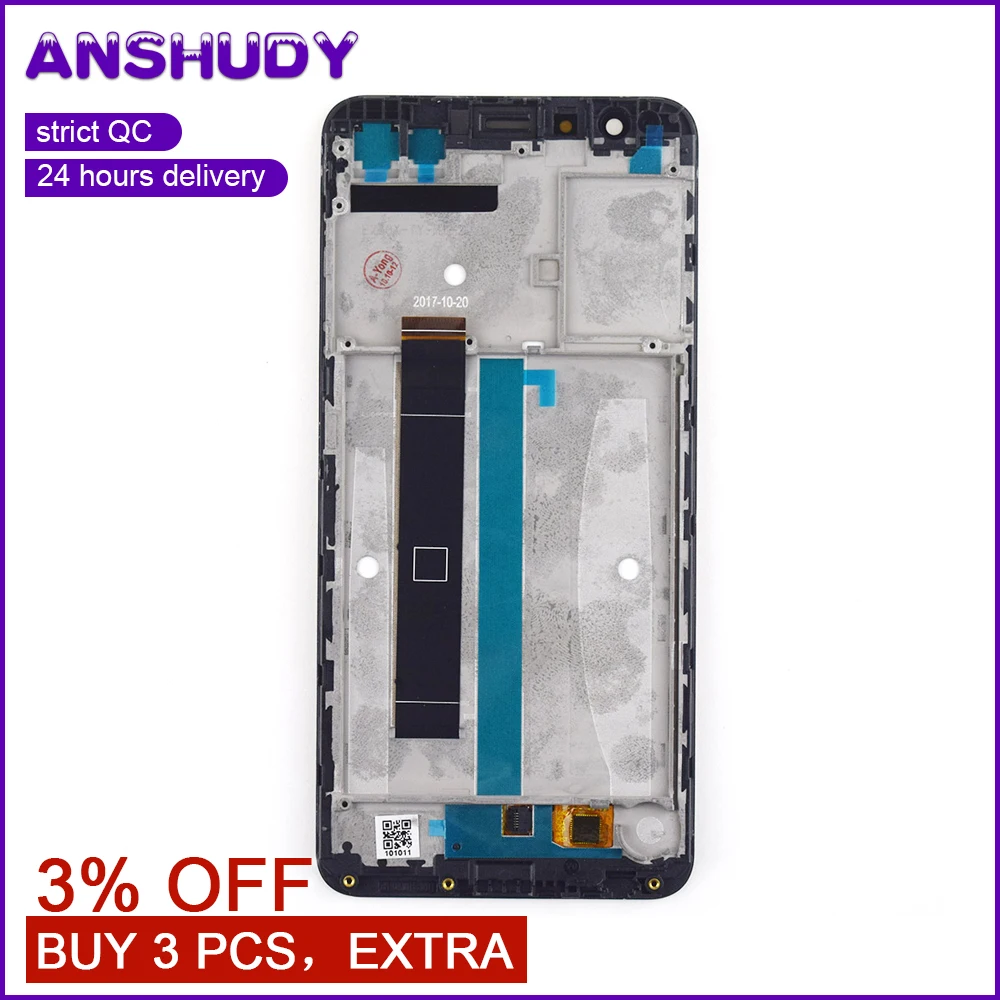 

ZB570TL LCD Display Touch Screen Digitizer Assembly Frame For Asus Zenfone Max Plus M1 ZB570TL X018DC Display Screen Replacement