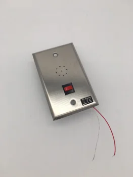 

Superlux PRA448S Wall-mounted Dynamic Microphone for museum venues factories intercom flush mount microphone,DPDT push switch