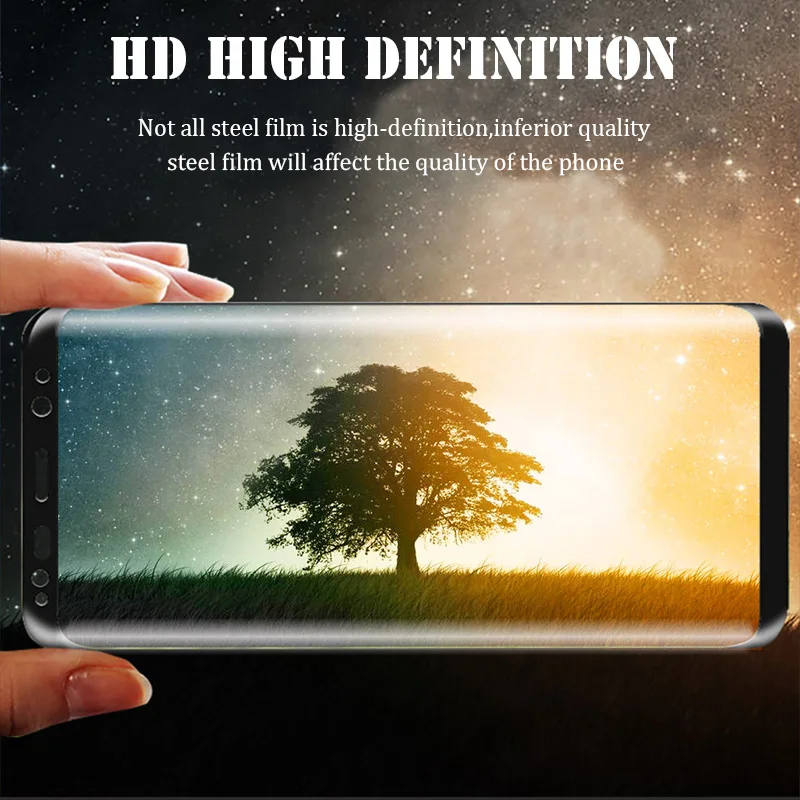 20D полностью изогнутое закаленное стекло для samsung Galaxy S8 S9 Plus Note 9 8 Защита экрана для samsung A8 A6 S7 Edge защитная пленка