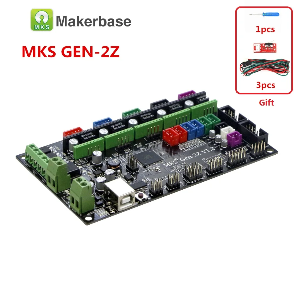 

MKS GEN 2Z circuit motherboard dual Z axis double Z motor MKS mainboard board control panel compatible ramps 1.4 and mega 2560