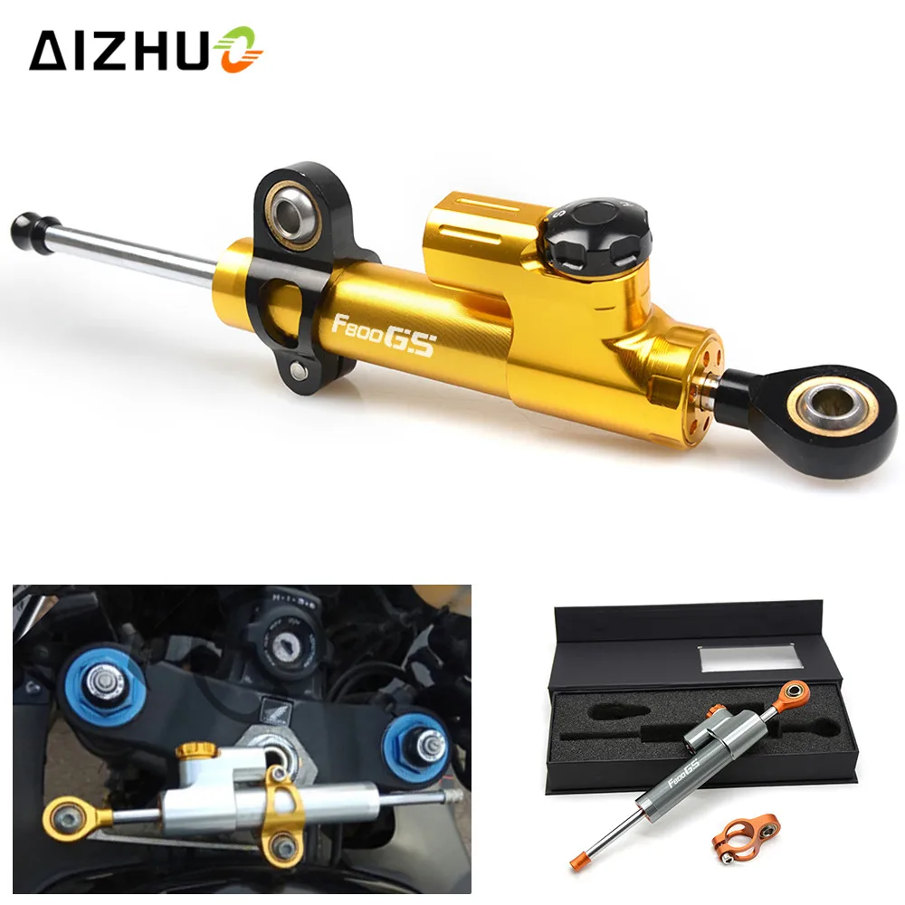 

F800GS Motorcycle Steering Stabilizer Damper Safety For BMW F800GS F 800 GS/AdventuRe 2008 2009 2010 2011 12 13 14 15 2016