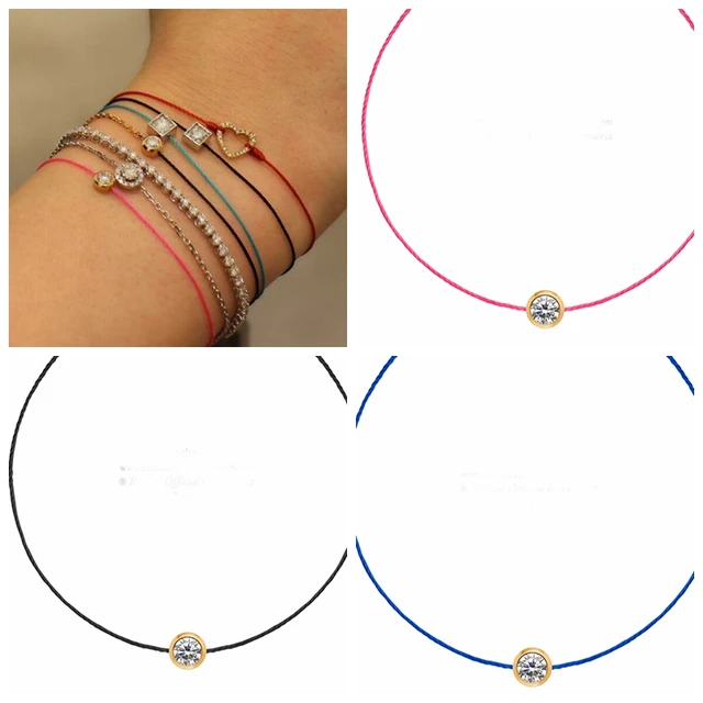Aliexpress Fashion Jewelry Simple Design Bracelet Femme Colourful Aliexpress Fashion Jewelry Simple Design Bracelet Femme Colourful Redline Rope Cord Crystal Beads Friendship Bracelets For