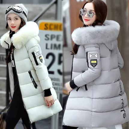 Goedkoop Winter Jas Vrouwen 2019 Fashion Fur Hooded Gewatteerde Winterjas Vrouwen Warme Beneden Katoenen Parka Vrouwelijke Jassen Plus Size YG228