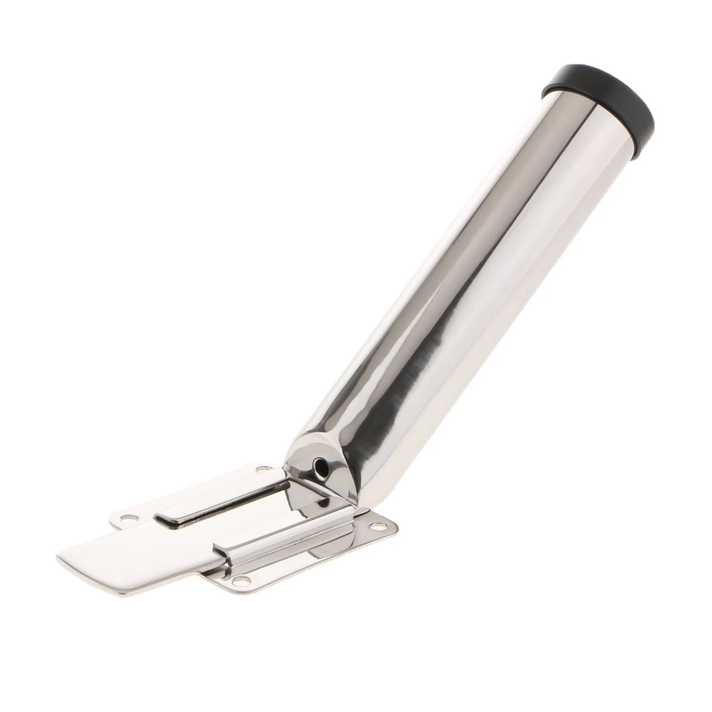 Deckmount Removable Fishing Rod Holder Flange Mount ,stainless Steel