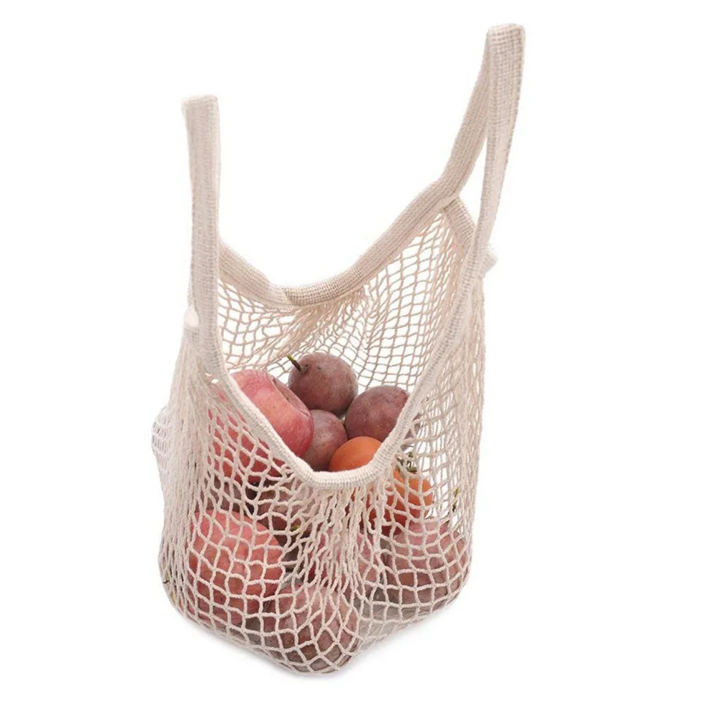 Креативная кухонная сумка для хранения продуктов многоразовая тканевая Сетчатая Сумка для шопинга дорожные пляжные сумки вязаная сумка для хранения овощей и фруктов