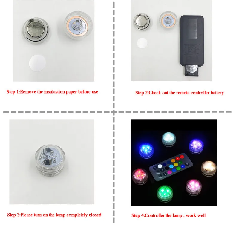 SMD3528 Водонепроницаемый погружной светодиодный светильник RGB подводный светильник для ванной для свадьбы чайная ваза-лампа чаша вечерние украшения на Рождество праздник