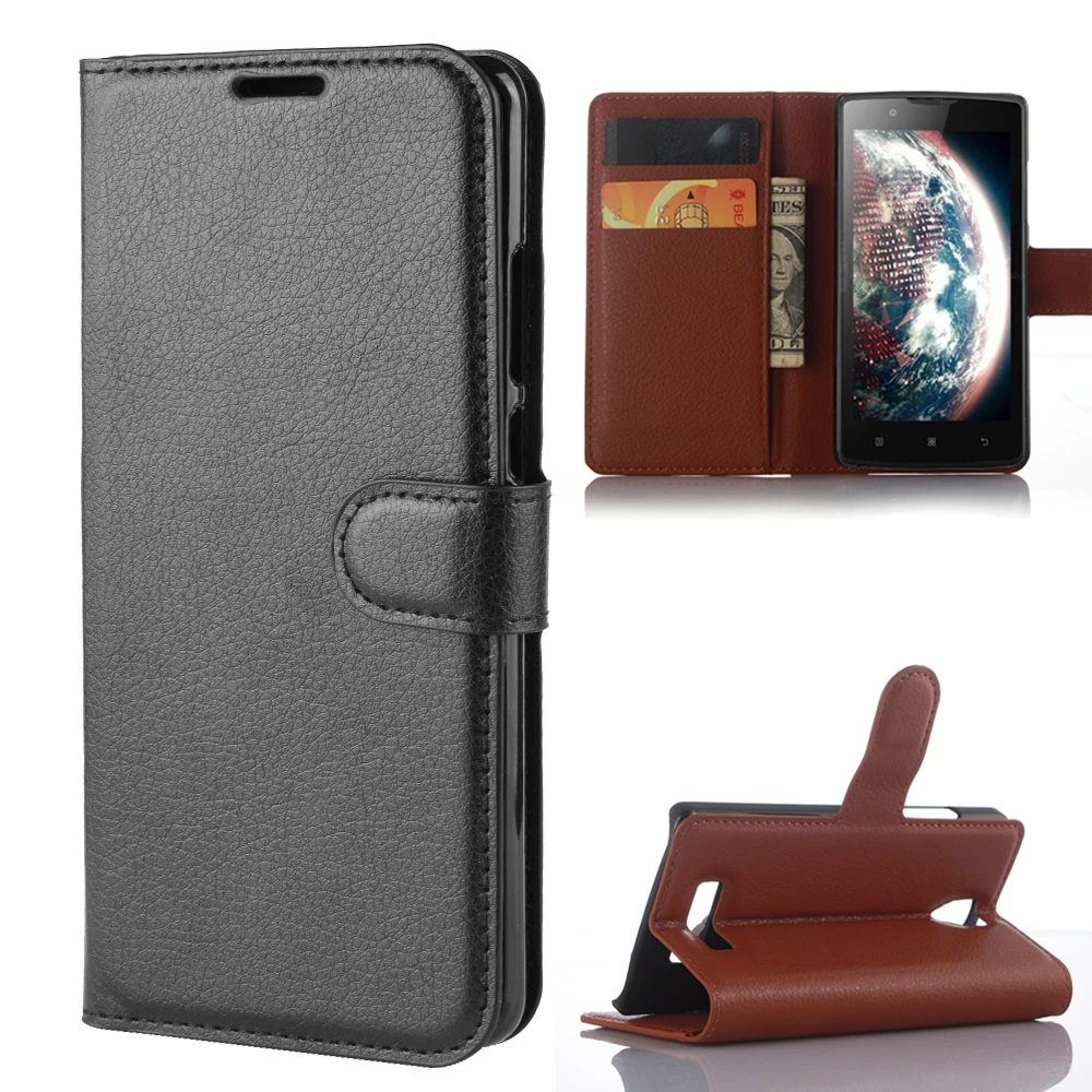 Чехол бумажник для Lenovo A2010 футляр карт чехлы телефона кожаный защитный