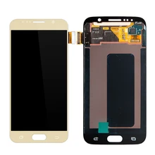 5 PCS/Lot LCD Touch Screen Digitizer Penggantian untuk Samsung Galaxy S6 Layar LCD Bagian Perbaikan ponsel Gratis Pengiriman