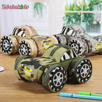 

Creative Armored Vehicles Pencil Case Large Capacity Pencil Bag Boy' School Case Stationery