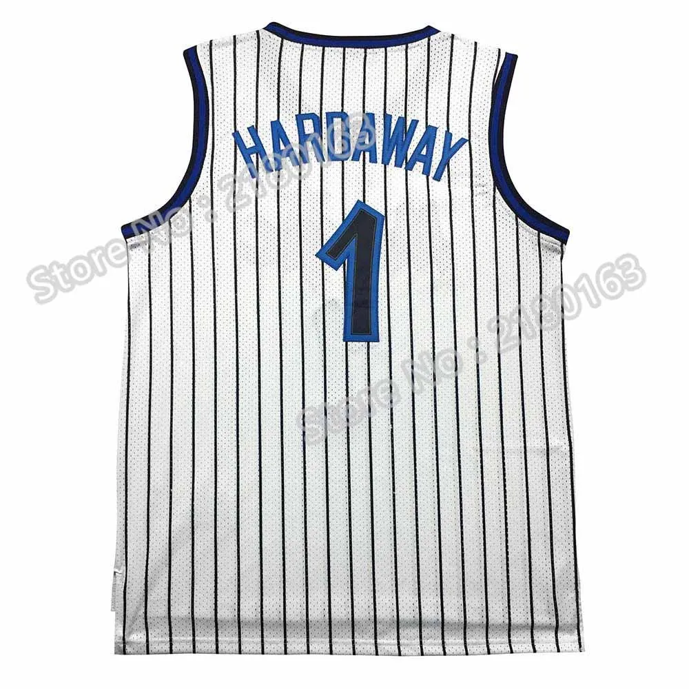 Сетка Пенни Hardaway № 1 Баскетбол джерси Высокое качество Anfernee hardaway Дешевые продаж