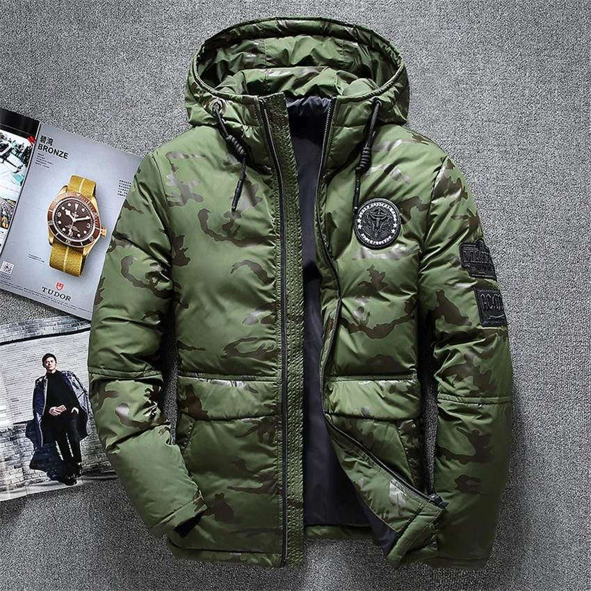 2018 new down jacket men thick short paragraph winter student jacket camouflage 2018 new down jacket men thick short paragraph winter student jacket camouflage