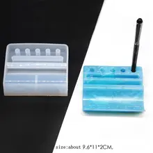 Новая многофункциональная коробка для хранения, держатель для мобильного телефона, держатель для ручки, силиконовая форма, эпоксидная смола, декоративная поделка, сделай сам, формы для ювелирных изделий