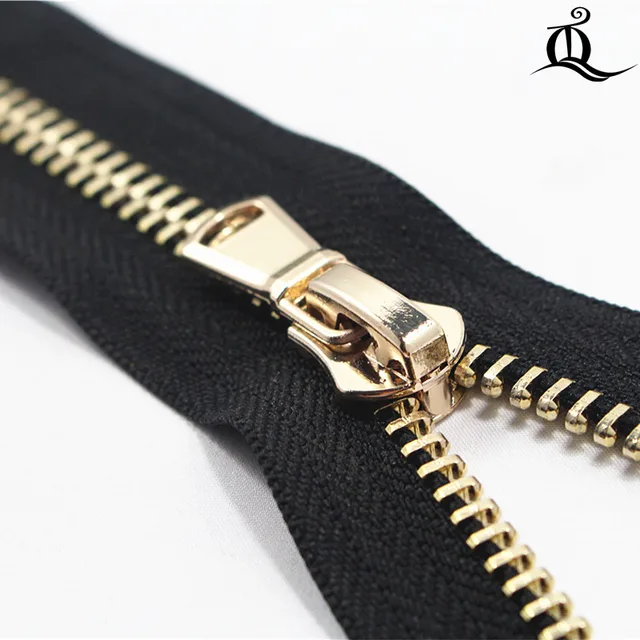 40cm 100cm 1pcs open End Metal Zippers With Pearl Slider, Multi color