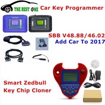 

DHL Free Auto Key Programmer SBB PRO2 V48.99/V48.88/V46.02/V33.02 +Mini Zed bull V508 Transponder Chip Cloner Zedbull Key Maker