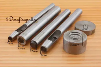 

Button Snap Fastener Snap setting open top Die Installation Tool Mold 15 mm S36