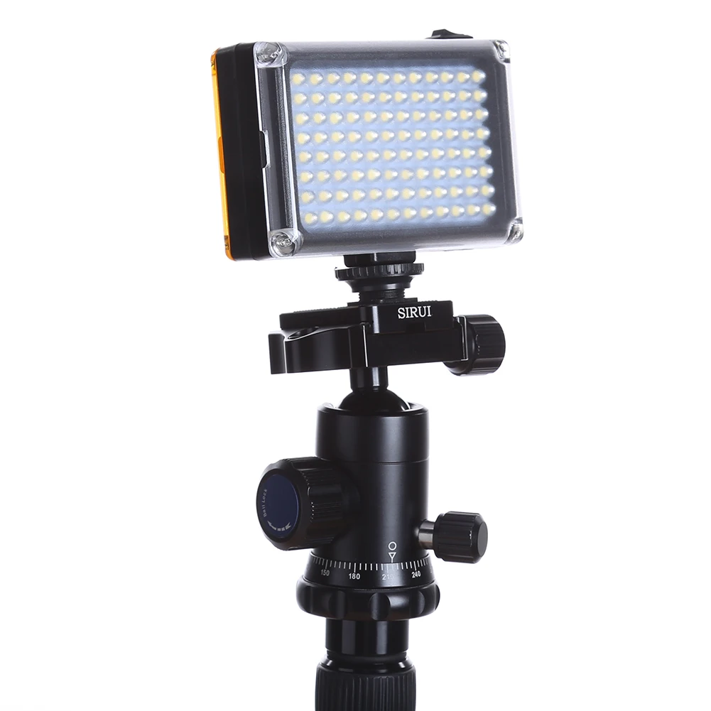 ALLOYSEED портативный светодиодный светильник для видео, фото, светильник ing на камеру, горячий башмак, Диммируемый светодиодный светильник для Canon, Nikon, sony, видеокамеры, DV, DSLR