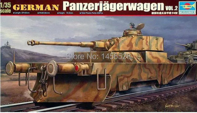 Пластиковая масштабная модель trumpeter 1/35 00369 немецкий PANZERJAGERWAGEN шкала сборки набор