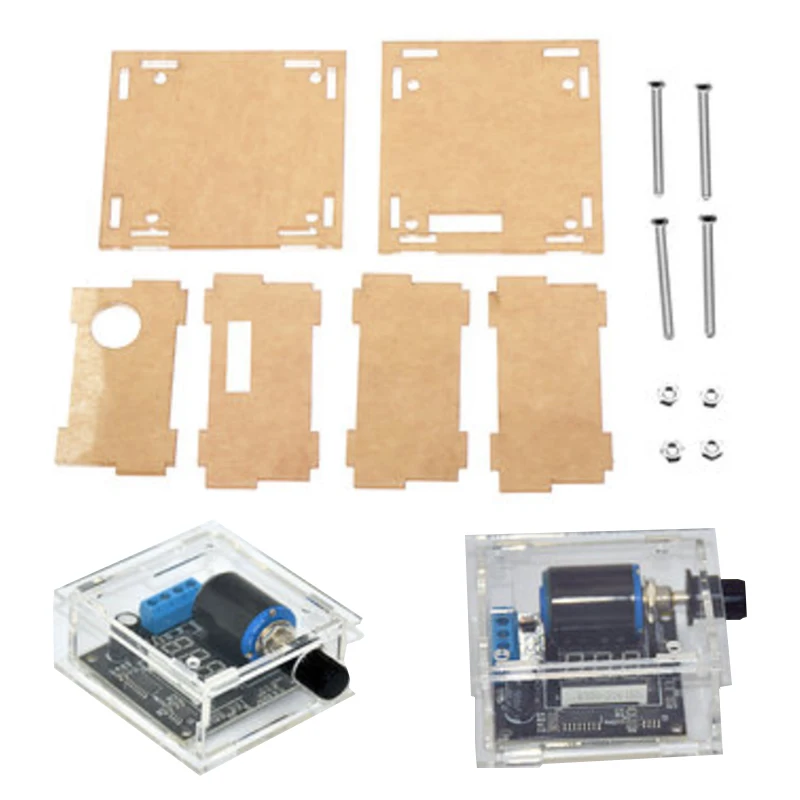 DSHA прозрачный акриловый защитный чехол для DC 12V 24V 4 20mA цифровой генератор