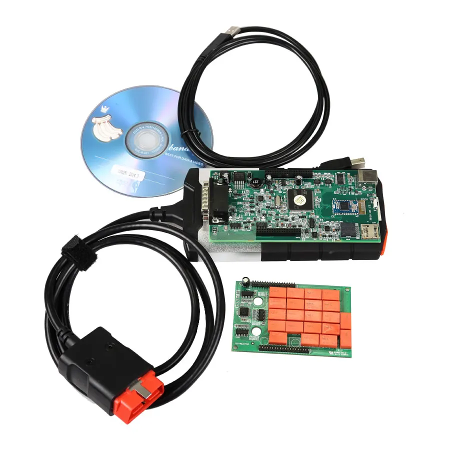Новый VCI 2015. R3 EOBD OBDII грузовых автомобилей диагностический сканер инструмент Bluetooth USB автомобиль Связь Интерфейс с Keygen