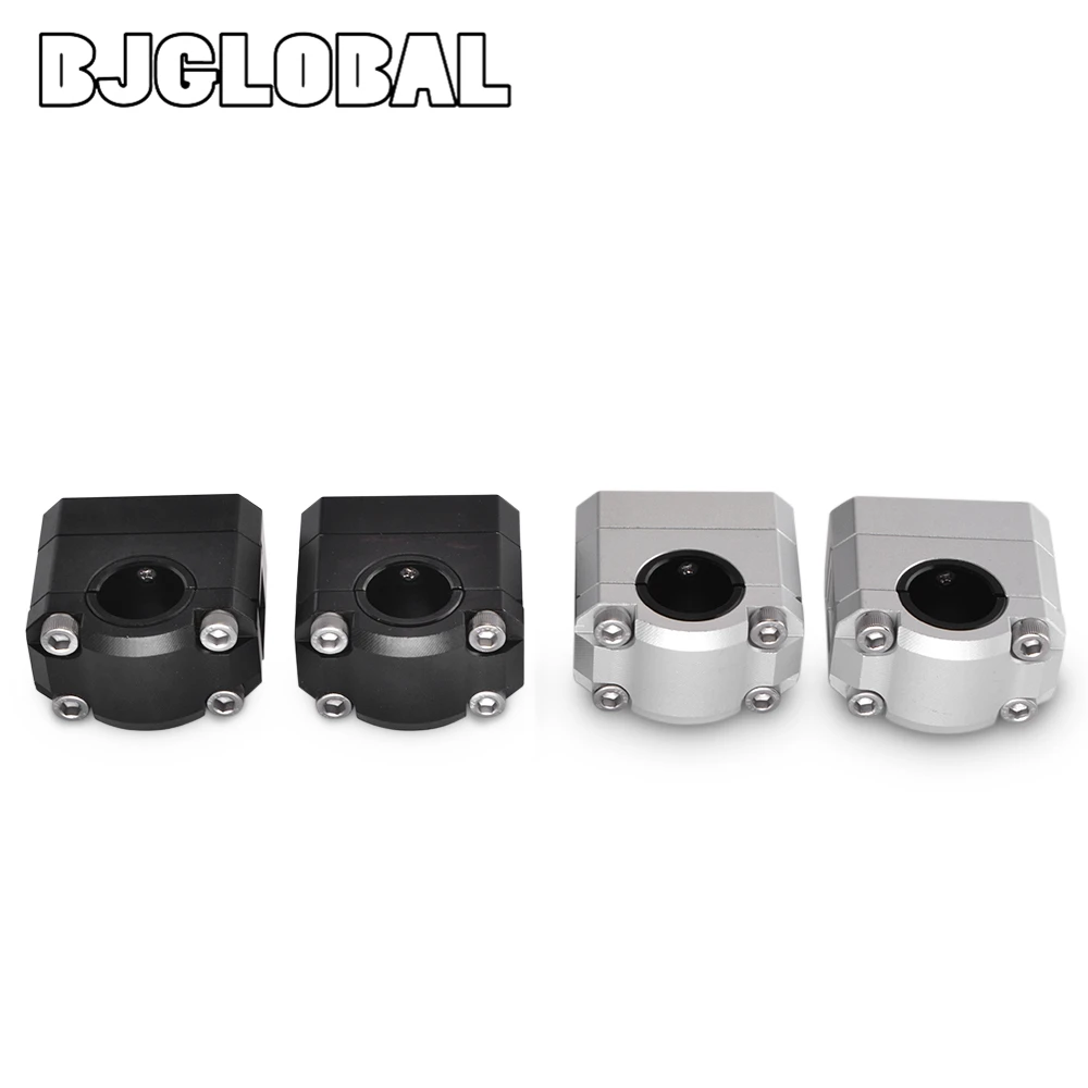 

CNC 22mm 28mm Motorcycle Accessories Fat Bar Clamps Universal Handlebar Risers Adapter Adjustable For Honda Kawasaki Yamaha BMW