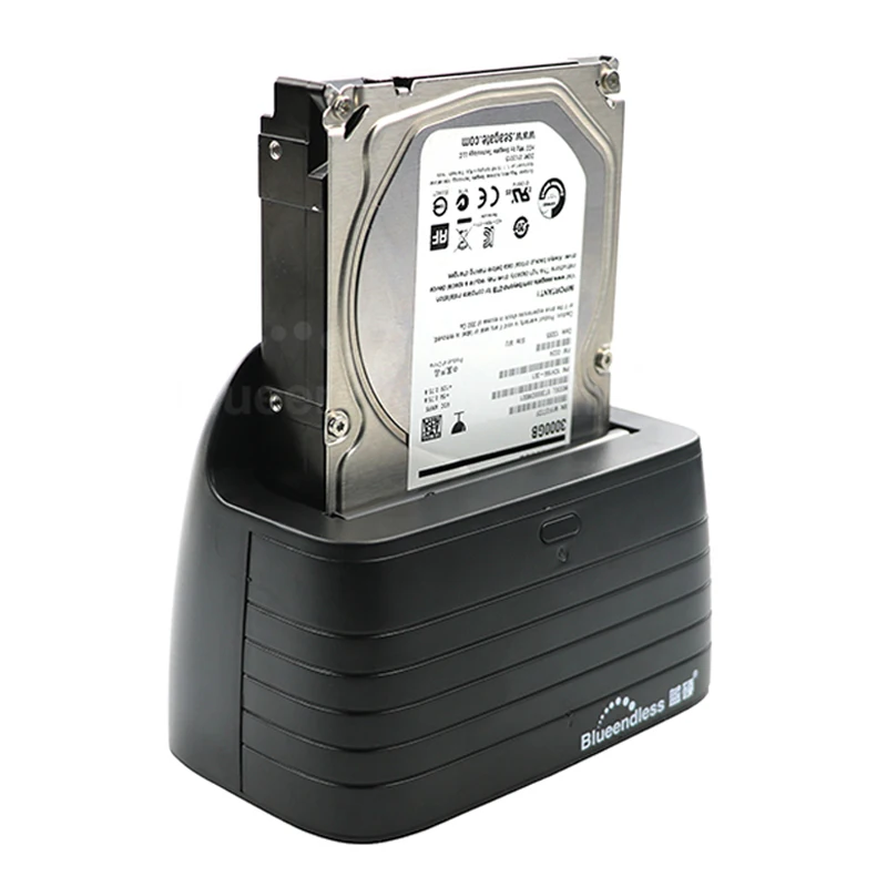 2pcslot hdd docking station 1-Bay USB 3.0 SATA up to 6TB universal hdd ssd adapter 2.5 3.5 hdd ssd cage hdd caddys optical box  (9)