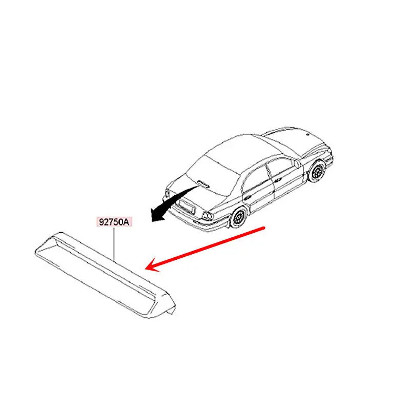 Для hyundai Sonata03-05 Высокая Тормозная лампа для крепления на бедро стоп-927503D000