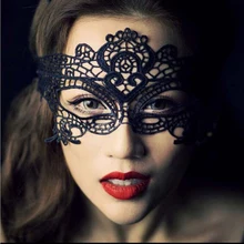 1 предмет. Черная Женская Сексуальная кружевная Маскарадная маска для вечеринки маски для Хэллоуина Венецианская Карнавальная маска Mardi Anonymous