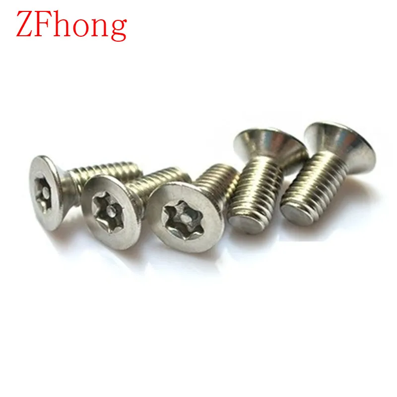20pcs/lot M8*20/25/30/40/50/60 stainless steel Torx countersunk Head