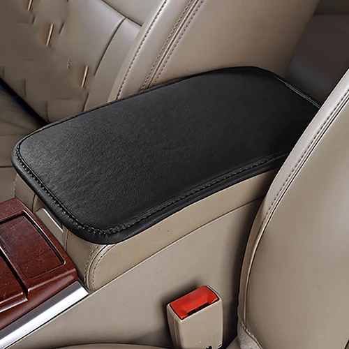 Leather Car Armrest Pad Covers Universal Center Console Auto Seat