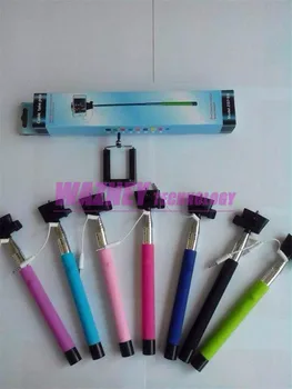 

Z07-5S Universal Self Selfie Stick Monopod Palo Selfie Remote For Samsung Android IOS Camera Supore Wire Para Selfie