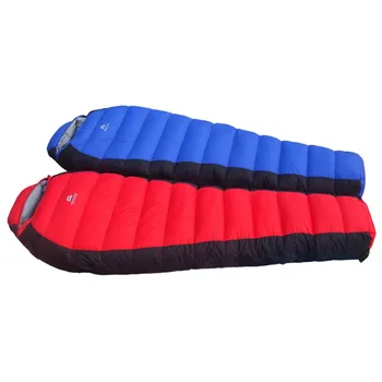 

New Outdoor Camping Sleeping Bag Adult Mummy Type Duck Down Waterproof Keep Warm Multifunction lazy Bag Nature Hike Sleeping Bag
