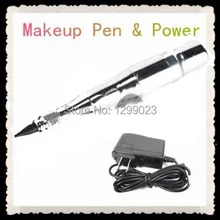 Перманентная Серебристая Татуировка Макияж бровей и карандаш для губ/машина+ Встроенный адаптер косметические наборы питания