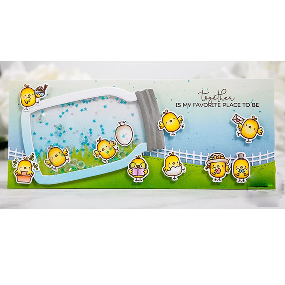 

Bottle Frame Metal Cutting Dies Stencil for DIY Scrapbooking Photo Album Embossing Paper Cards Decor Crafts