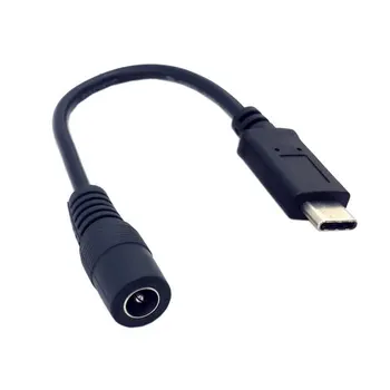 

USB 3.1 Type C USB-C to DC 5.5 2.5mm Power Jack Extension Charge Cable for New Macbook 10cm,Free shipping +Tracking number