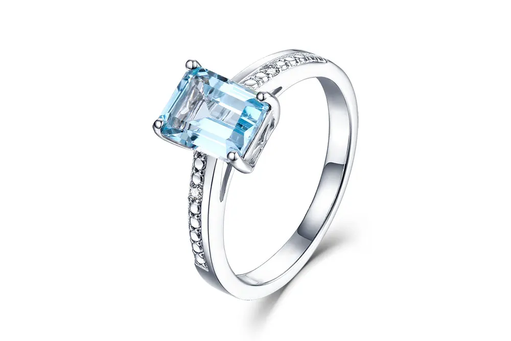 silver blue topaz diamond rings CASR06156SC-1 (3)