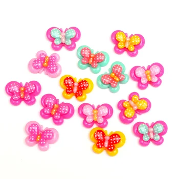 

50Pcs Mixed Resin Butterfly Cabochon Flatback Embellishments Decoration Crafts Embellishments For Scrapbooking Diy Accessories