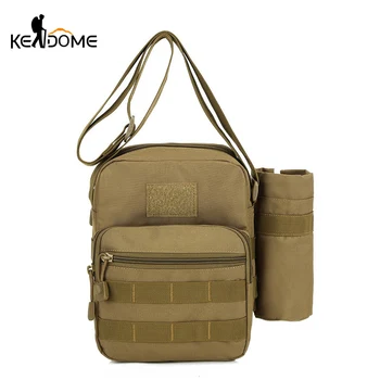 

Multifunction Military Messenger Bag Tactical Molle Bag Nylon Shoulder Corssbody Handbag for Men With Water Bottle Bag XA980WD