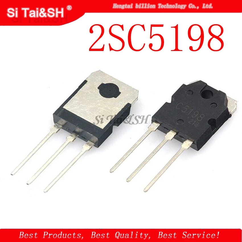 

4PCS 2pairs 2SC5198 2SA1941 TO3P (2PCS A1941 + 2PCS C5198) TO-3P Transistor original authentic