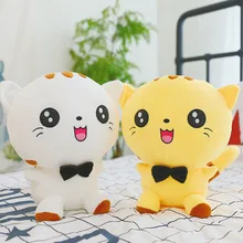 Cute Big Face Cats Plush Toys Stuffed Animal Small Cats Plush Doll Pillow Children Toy Girls Birthday Gift 23cm 23cm 1piece big nici giraffe toy plush lovely stuffed animal deer doll big birthday gift for boys