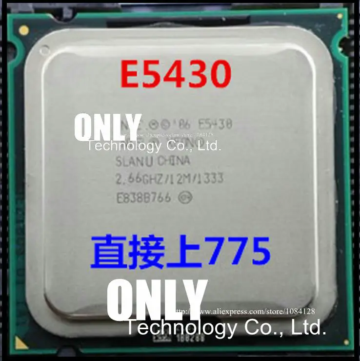 E5430 2,66 ГГц/12 м/1333 МГц/Процессор равен LGA775 Core 2 Quad Q9500 Процессор, работает на LGA775 Процессор