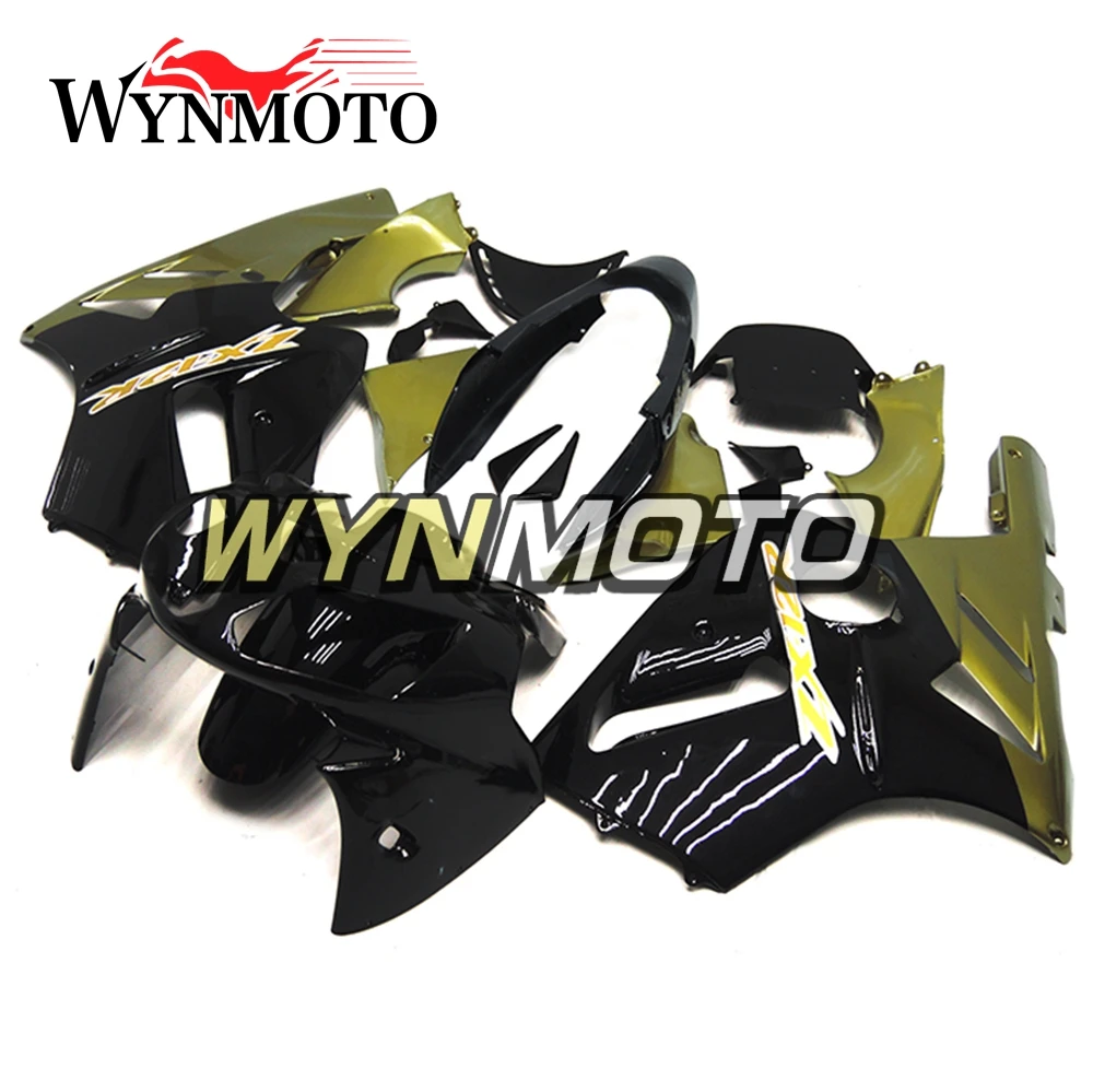 

Complete Gold Black Fairings For Kawasaki ZX-12R ZX12R 2002-2006 02 06 Year Injection ABS Plastics Body Kits Frames Cowlings New