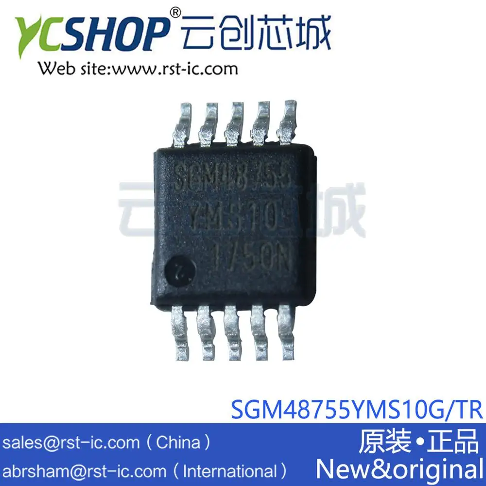 

SGM48755YMS10G SGM48755 MSOP-10 High Isolation and Low Leakage 4:1 CMOS Analog Signal Multiplexer