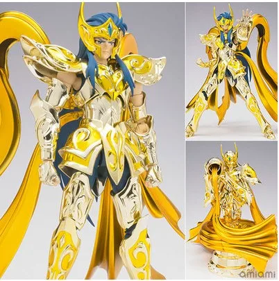 

High Quality Gold Soul Saint Seiya EX Gold Saint Aquarius Bottle Camus Model Toys